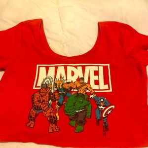 Marvels Superhero Crop Top